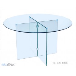 mesa cristal 137 cm